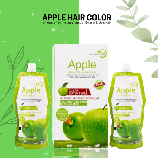 Original Apple Ammonia-Free Hair Color Cream – Organic, (1000ML)