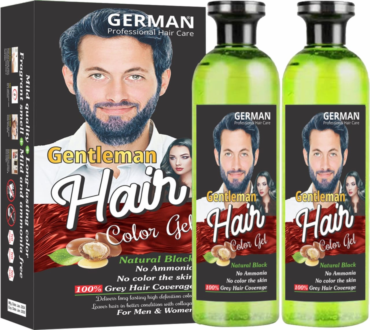 Gentleman hair color gel RAMZAN OFFER 40% OF 1000ML