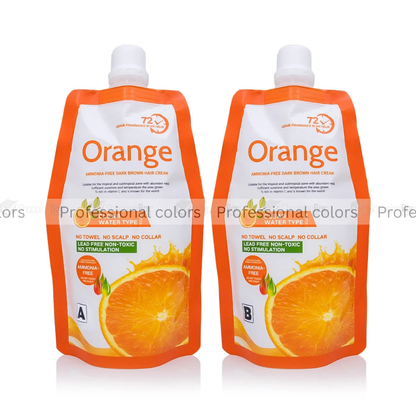 Orange Hair Color Ammonia Free