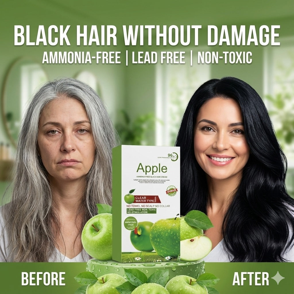Original Apple Ammonia-Free  Hair Color Cream – Organic, (1000ML)