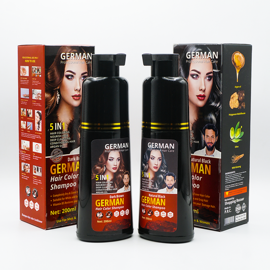 German Hair Color Jel Shampoo 5-in-1